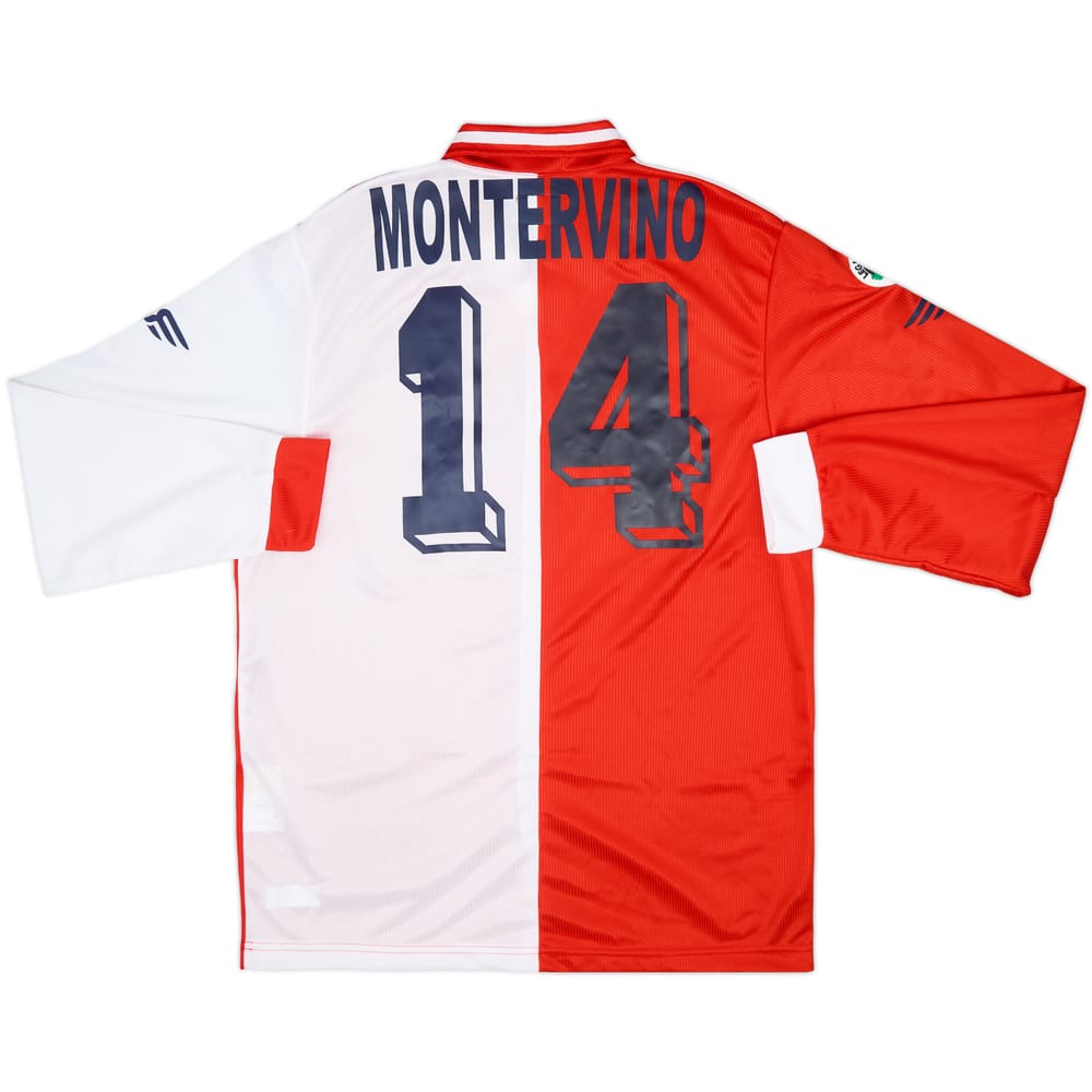 2001-02 Ancona Match Issue Third L/S Shirt Montervino #14