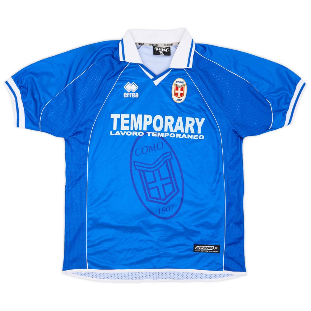 2002-03 Como Home Shirt - 9/10 - (XL)