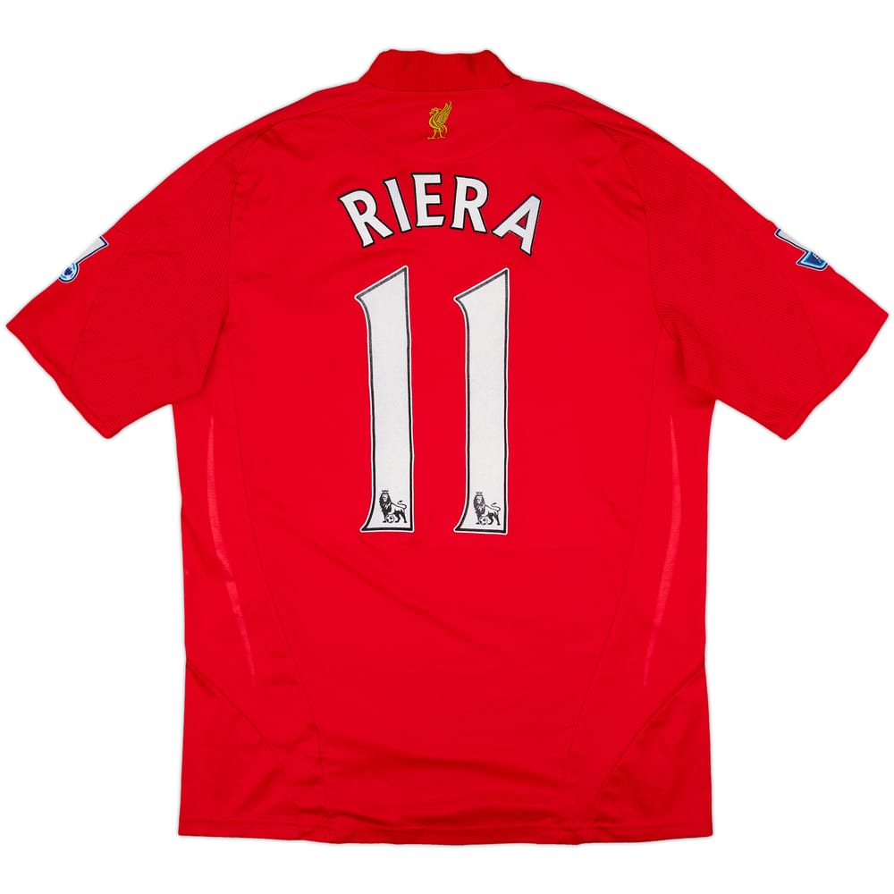 2008-10 Liverpool Home Shirt Riera #11 - 7/10 - (M)