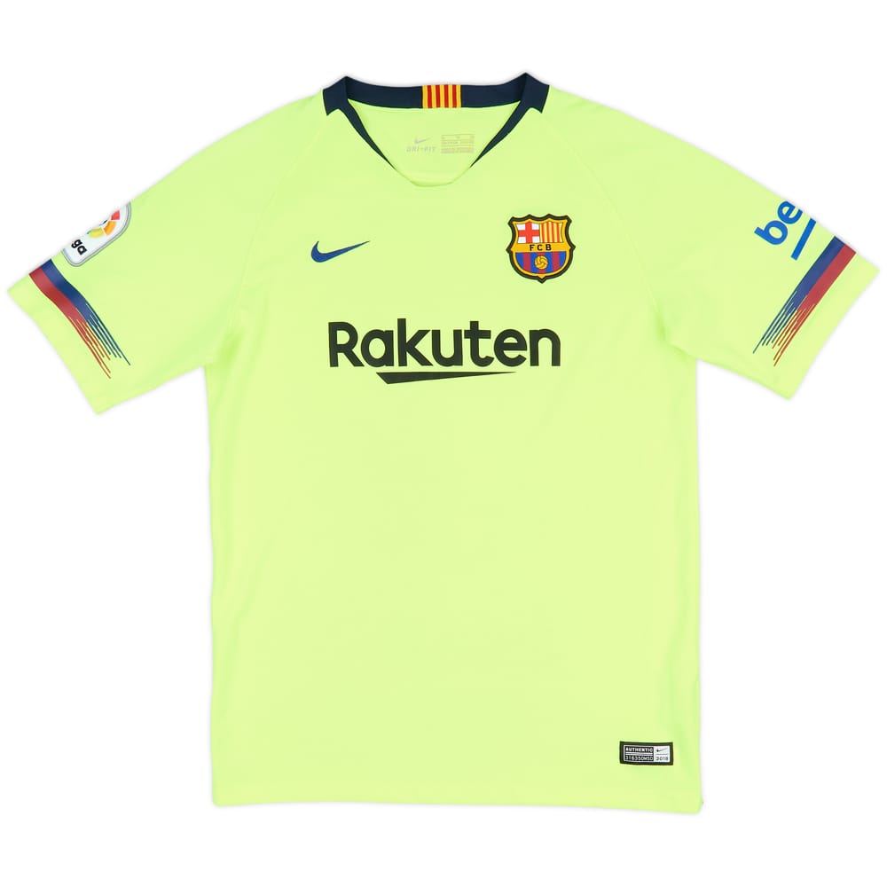 2018-19 Barcelona Away Shirt - 9/10 - (XL.Boys)