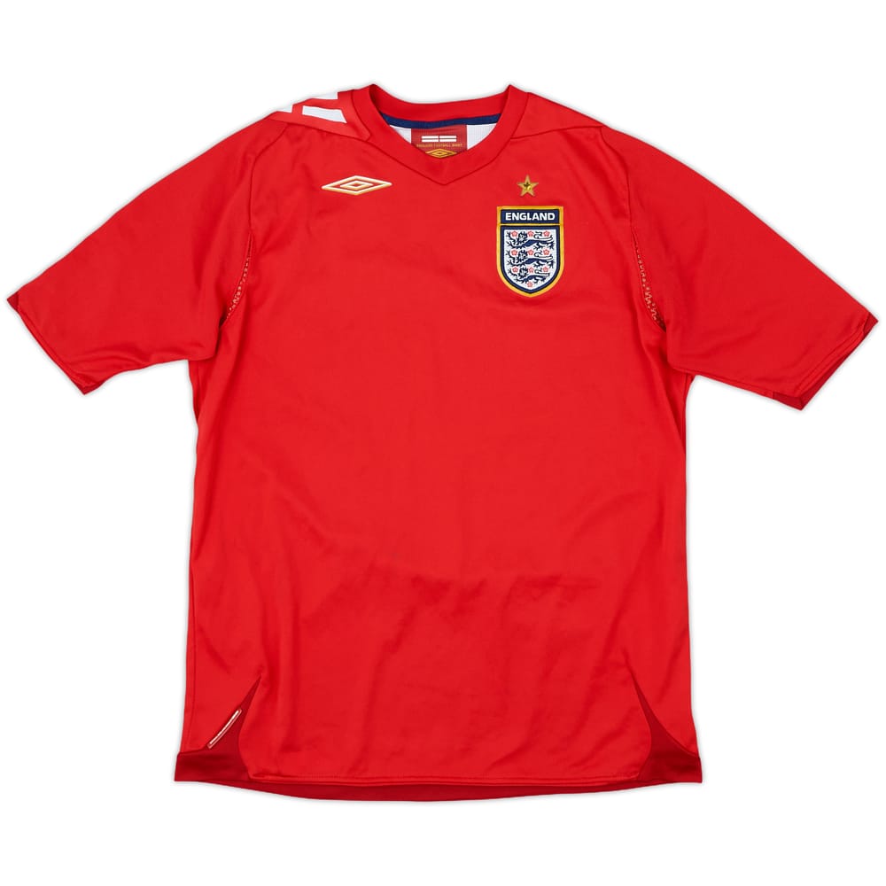 2006-08 England Away Shirt - 5/10 - (XL.Boys)