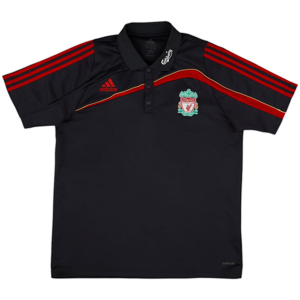 2009-10 Liverpool adidas Polo Shirt - 8/10 - (L)