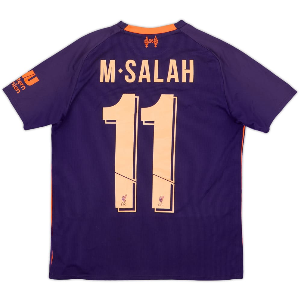 2018-19 Liverpool Away Shirt Salah #11 - 9/10 - (M.Boys)