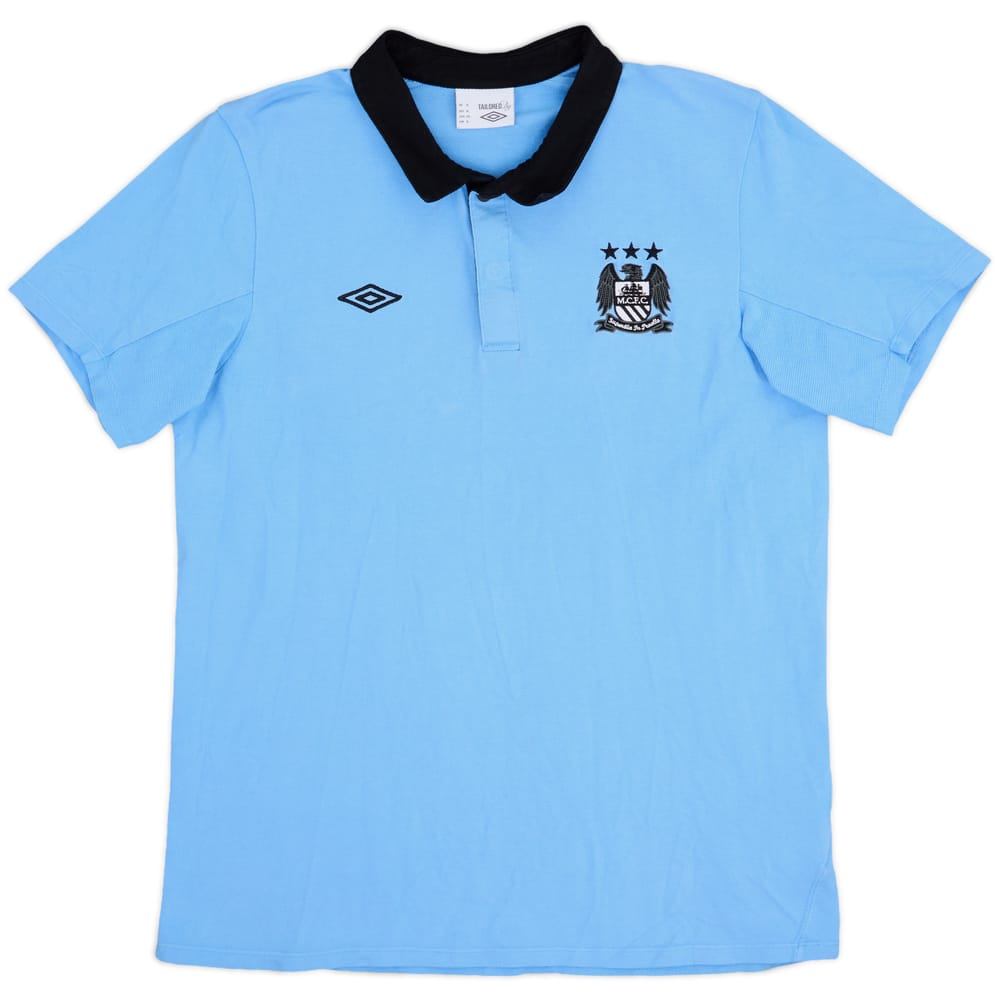 2012-13 Manchester City Umbro Polo Shirt - 8/10 - (XL)