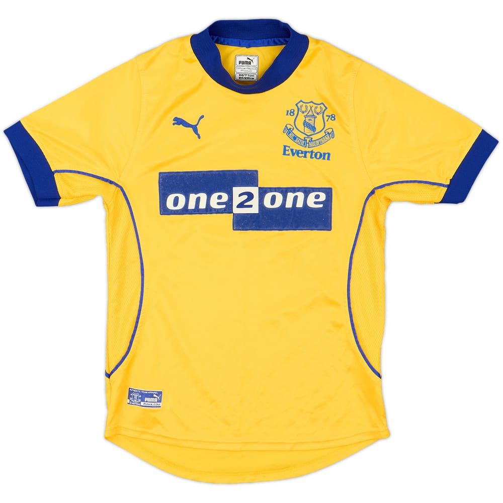 2000-01 Everton Away Shirt - 9/10 - (S.Boys)