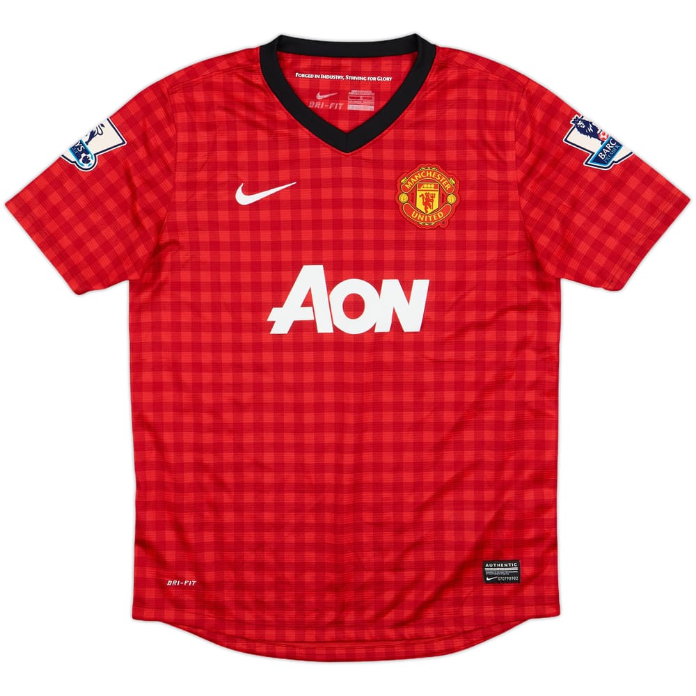 2012-13 Manchester United Home Shirt - 7/10 - (L.Boys)