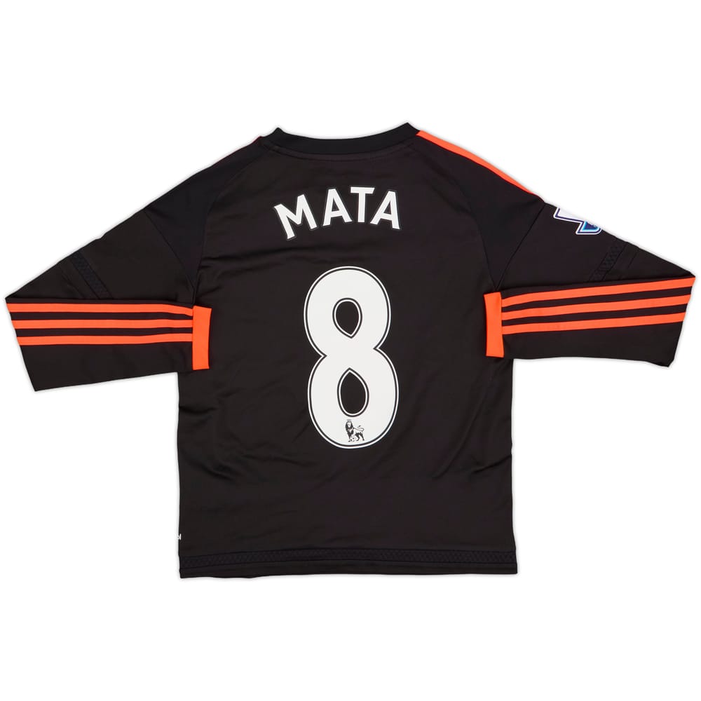 2015-16 Manchester United Third L/S Shirt Mata #8 - 7/10 - (M.Boys)