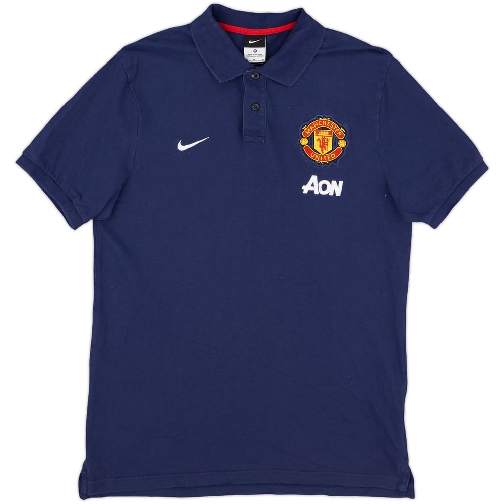 2013-14 Manchester United Nike Polo Shirt - 10/10 - (M)