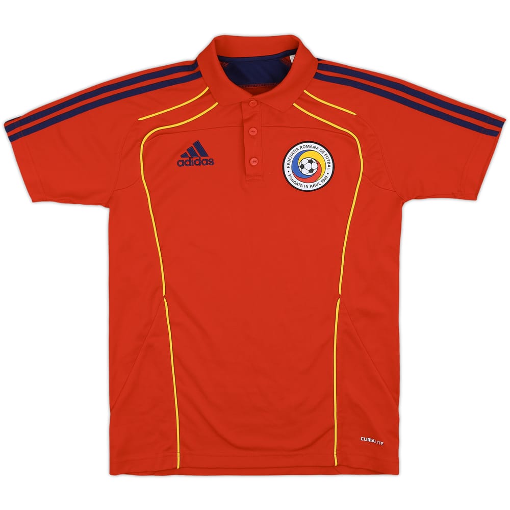 2010-11 Romania adidas Polo Shirt - 10/10 - (S)