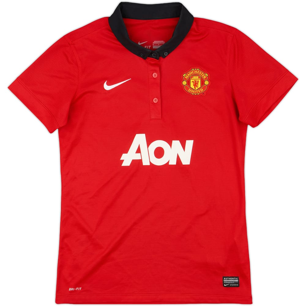 2013-14 Manchester United Home Shirt - 9/10 - (Women's S)