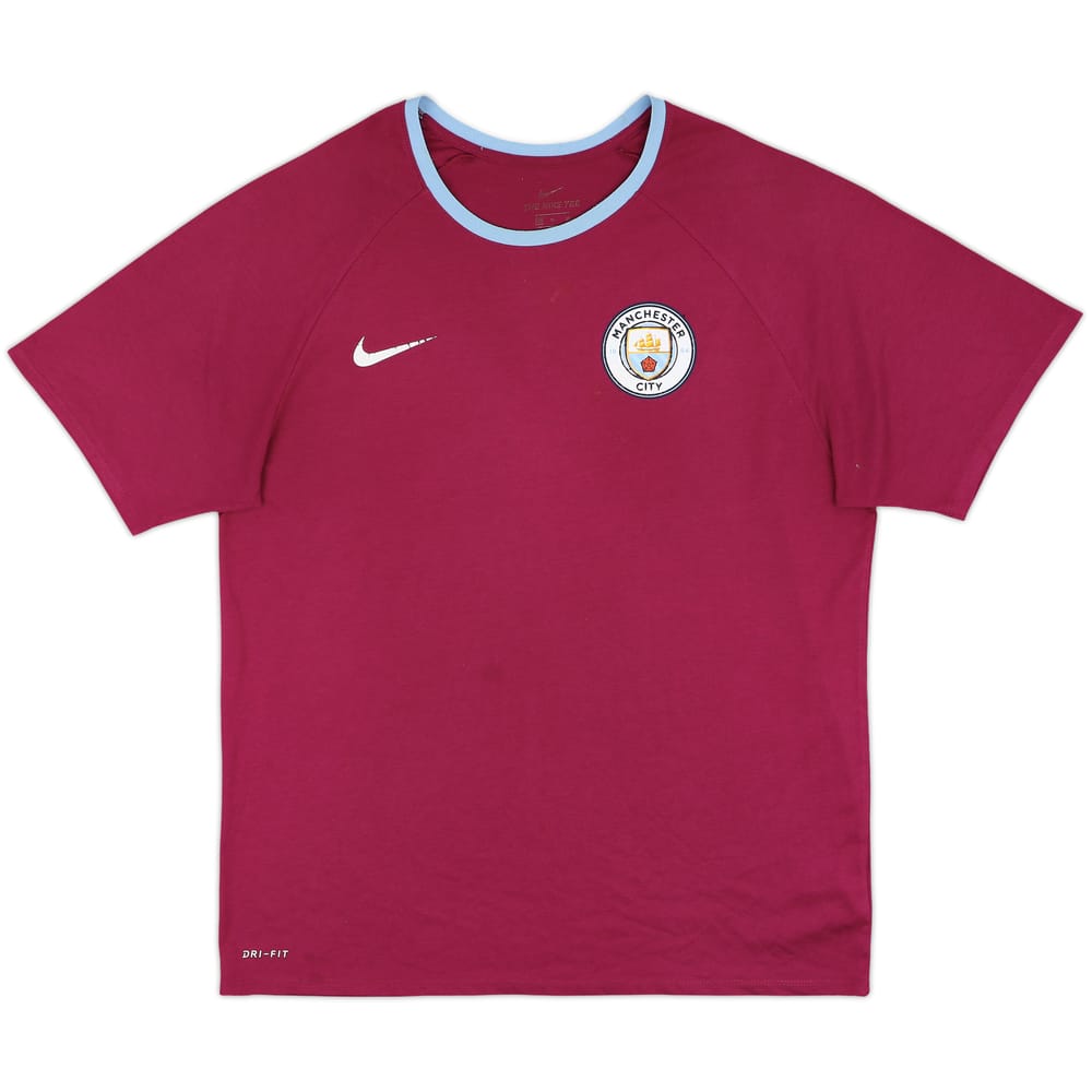 2017-18 Manchester City Nike Cotton Tee - 5/10 - (XL)