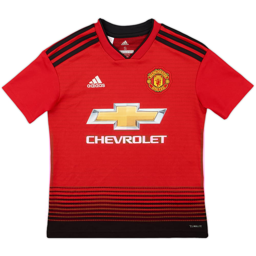 2018-19 Manchester United Home Shirt - 9/10 - (S.Boys)