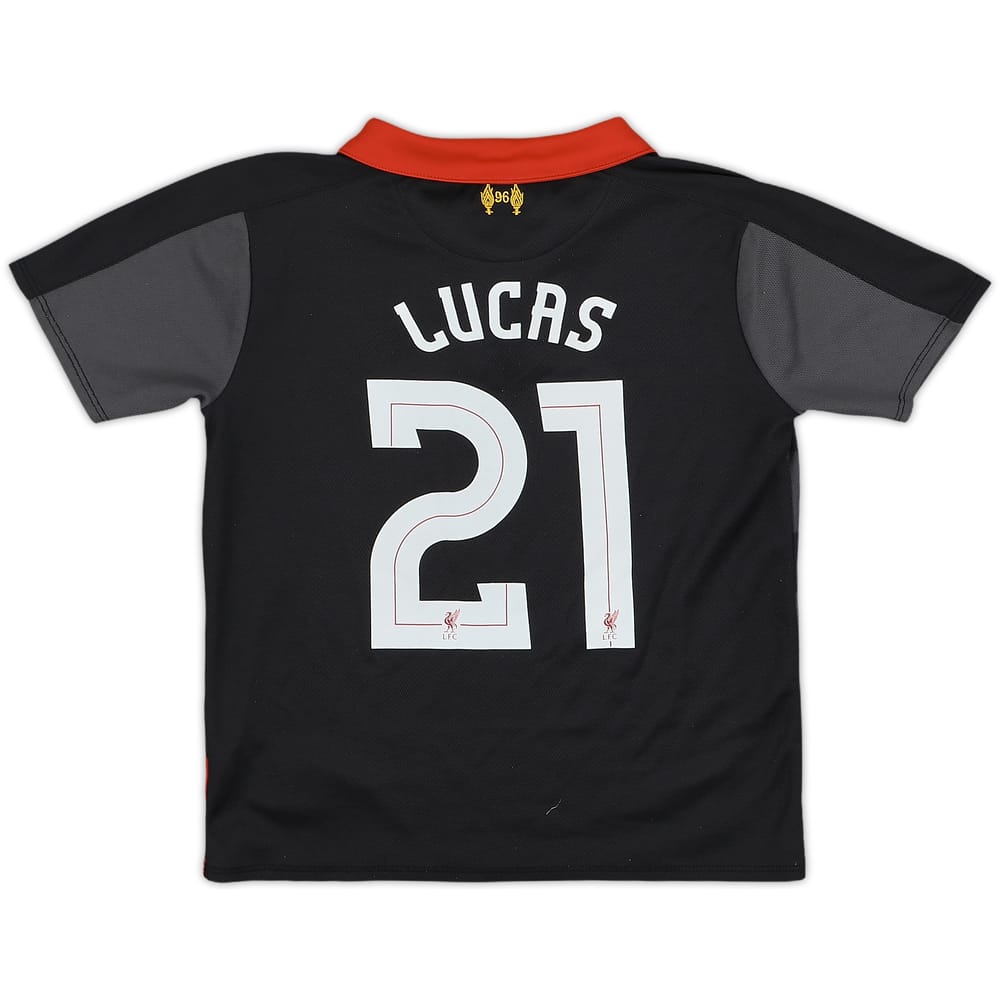 2014-15 Liverpool Third Shirt Lucas #21 - 9/10 - (4-5 Years)