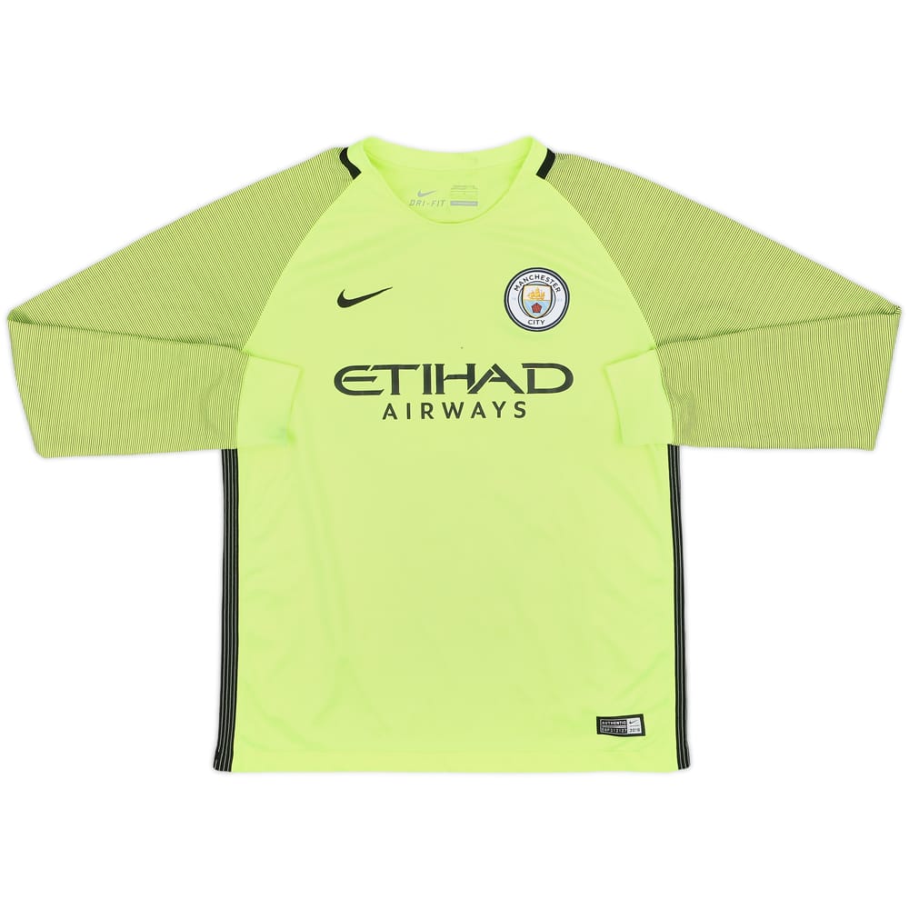 2016-17 Manchester City GK Shirt - 7/10 - (L.Boys)