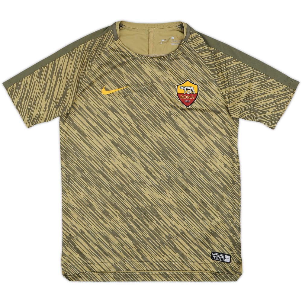 2018-19 Roma Nike Training Shirt - 10/10 - (L.Boys)