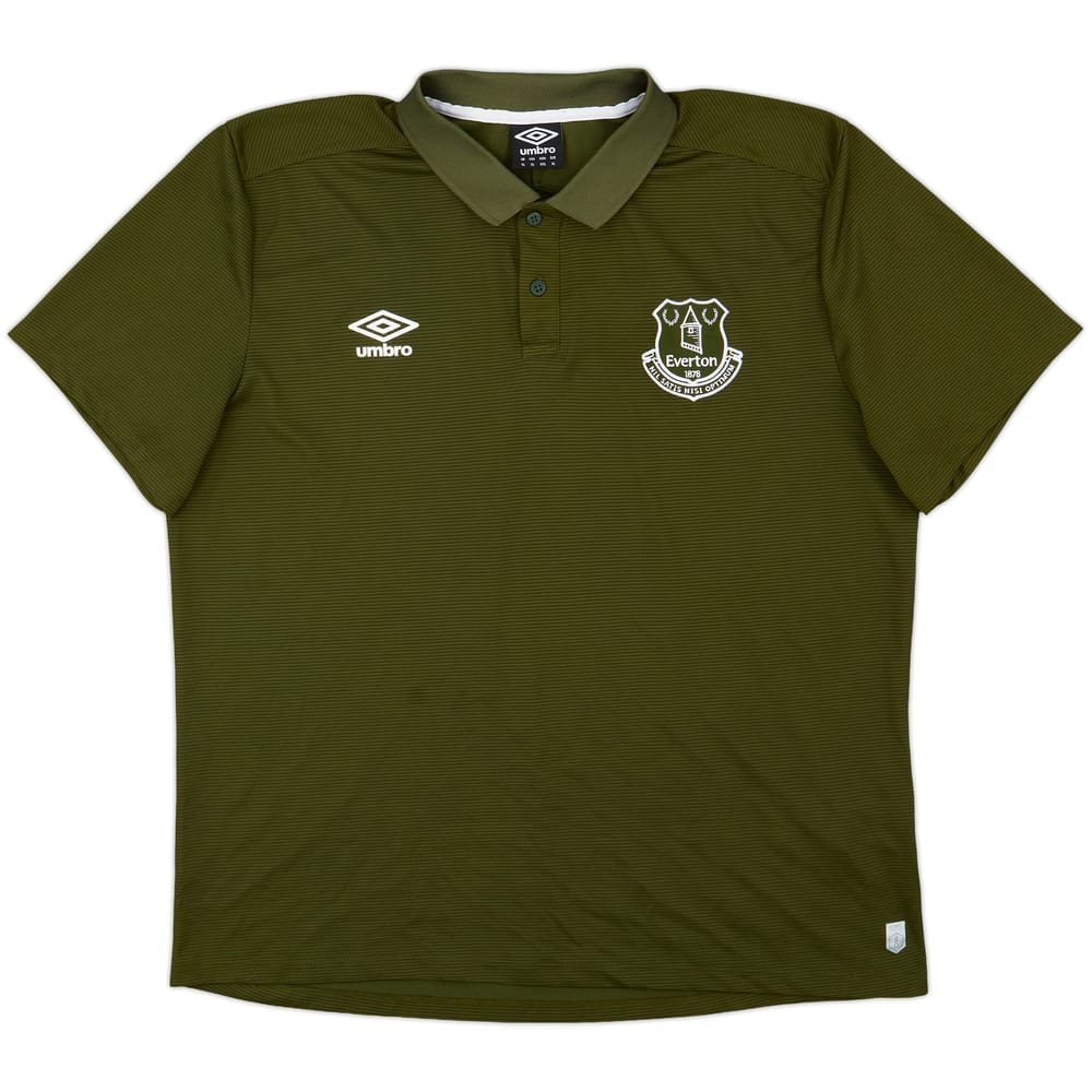 2017-18 Everton Umbro Polo Shirt - 9/10 - (XL)