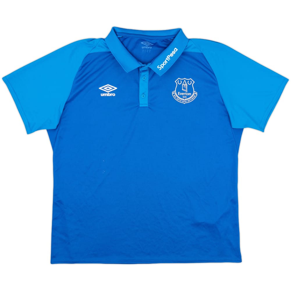 2017-18 Everton Umbro Polo Shirt - 7/10 - (XL)