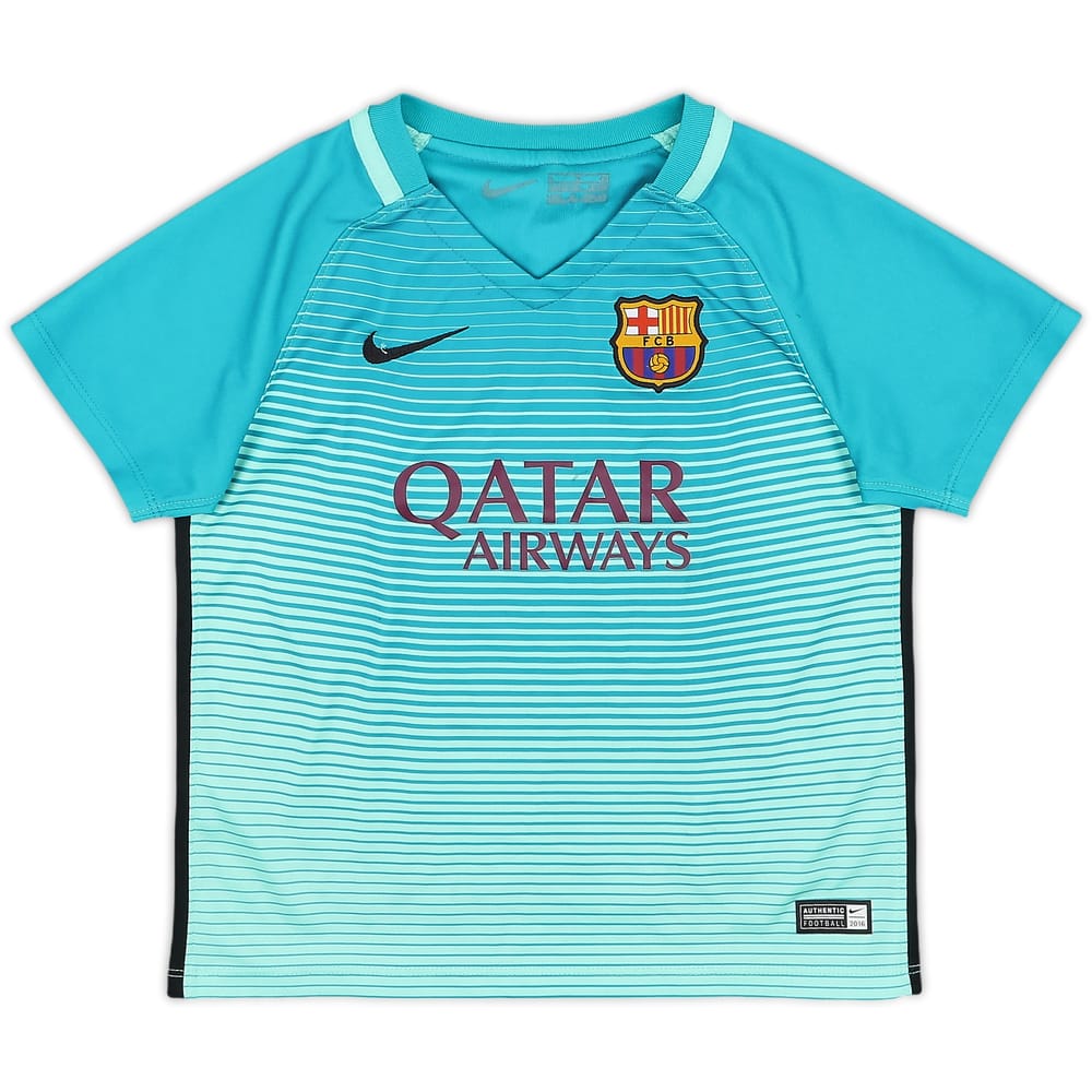 2016-17 Barcelona Third Shirt - 7/10 - (3-4 Years)