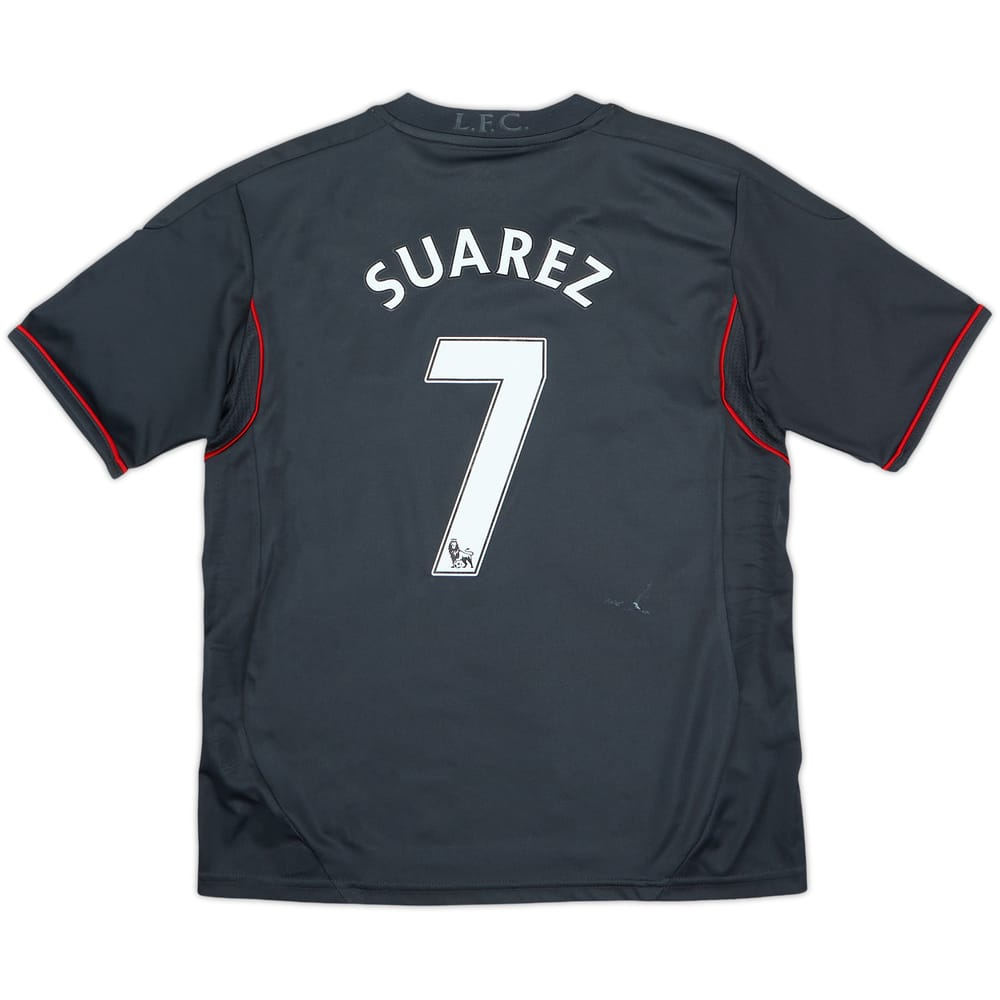 2011-12 Liverpool Away Shirt Suarez #7 - 8/10 - (9-10 Years)