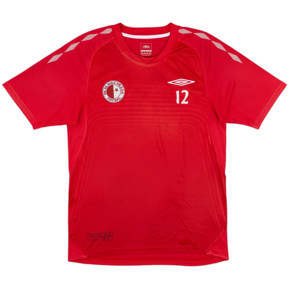 2008-09 Slavia Prague Umbro Player Issue Training Shirt #12 - 6/10 - (S)