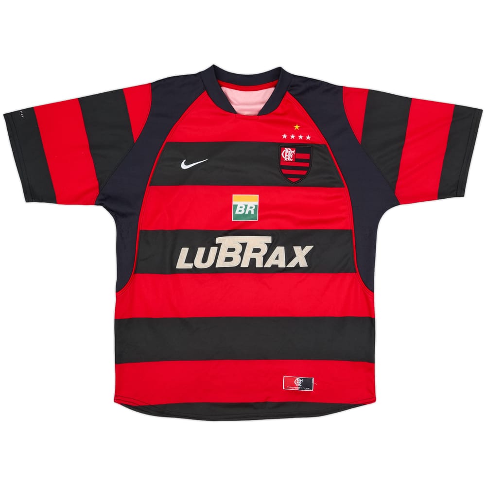 2002-04 Flamengo Home Shirt #10 - 8/10 - (L)