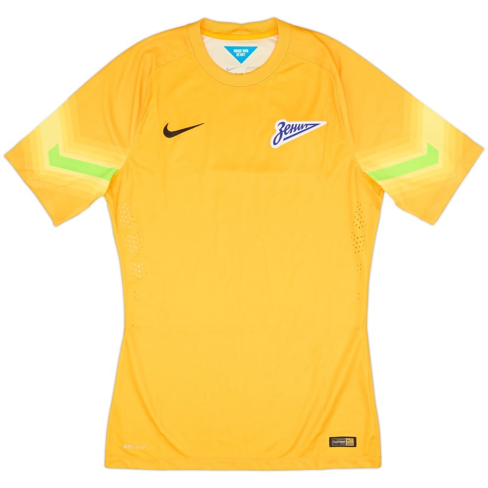 2014-15 Zenit St. Petersburg Authentic GK S/S Shirt - 8/10 - (M)