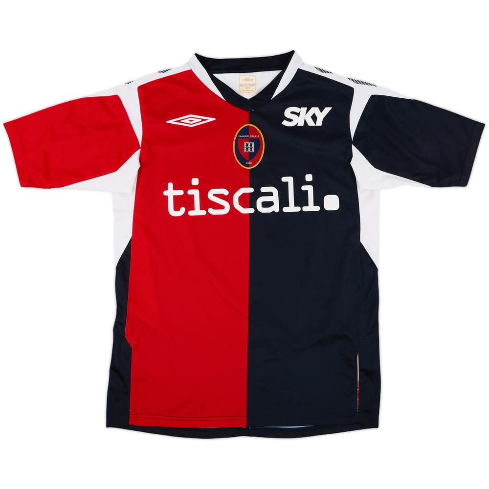 2007-08 Cagliari Home Shirt - 7/10 - (M)
