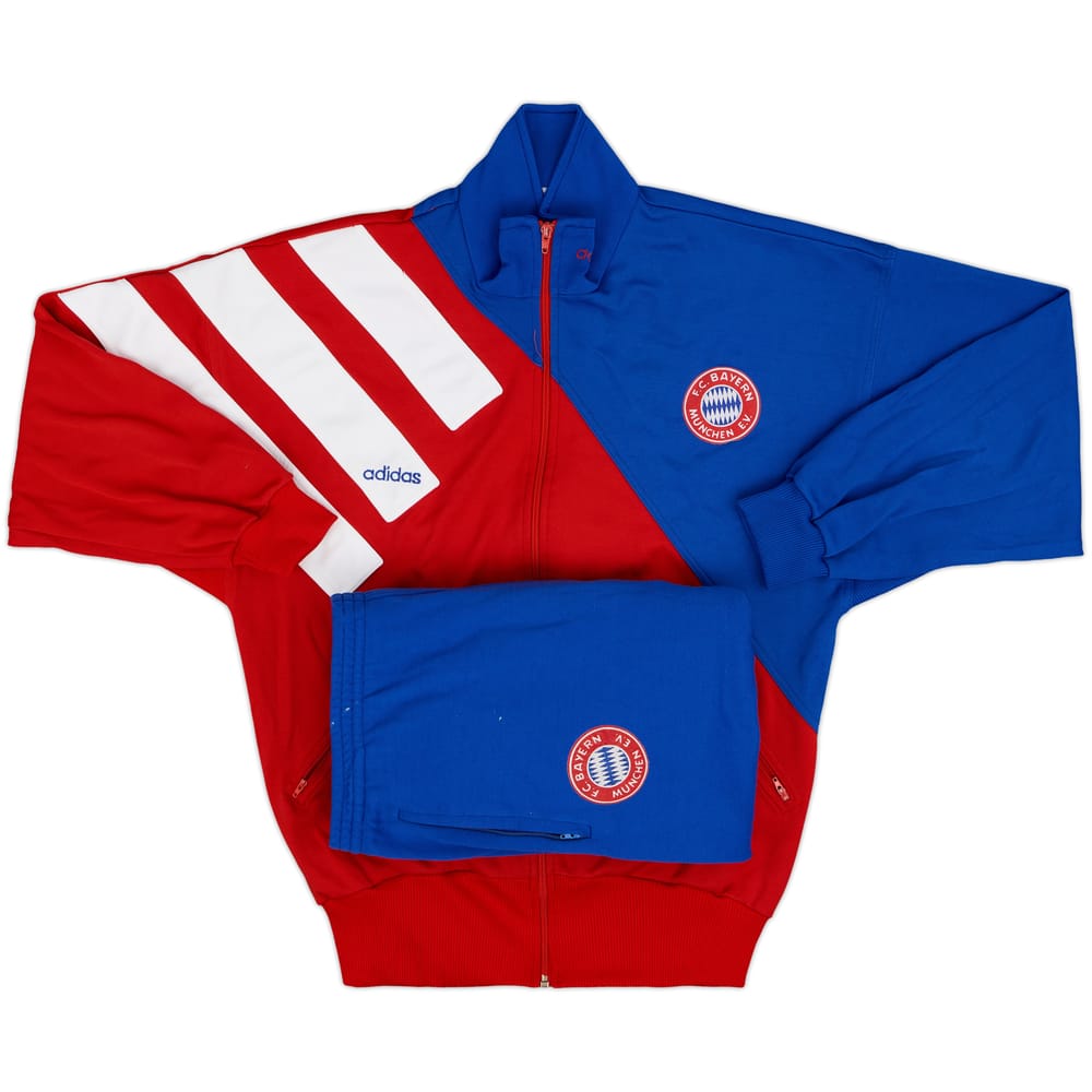 1993-95 Bayern Munich adidas Full Tracksuit - 8/10 - (L)