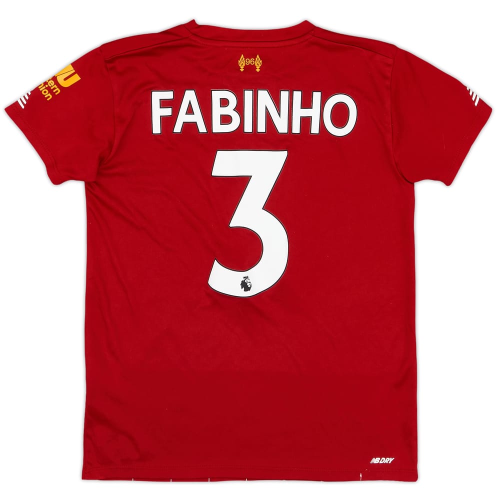 2019-20 Liverpool Home Shirt Fabinho #3 - 9/10 - (S.Boys)