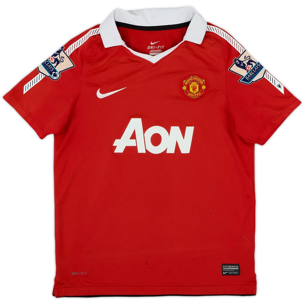 2010-11 Manchester United Home Shirt - 7/10 - (M.Boys)