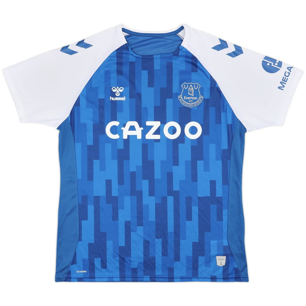 2020-21 Everton Hummel Pre-Match Training Shirt - 8/10 - (XL)