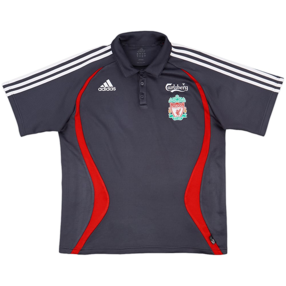 2006-07 Liverpool adidas Polo Shirt - 8/10 - (L)