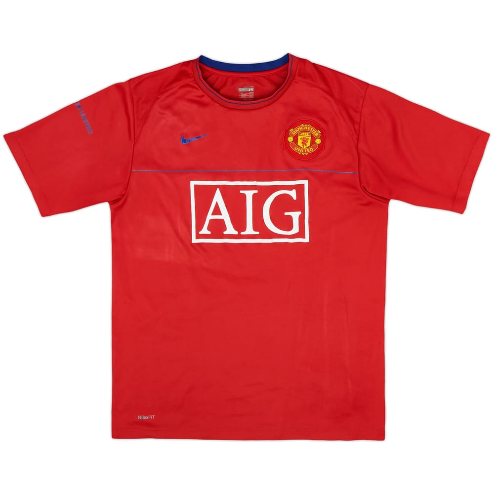 2008-09 Manchester United Nike Training Shirt - 7/10 - (M)