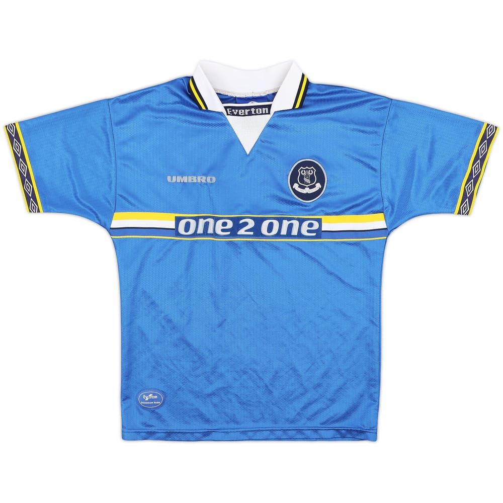 1997-99 Everton Home Shirt - 8/10 - (L.Boys)