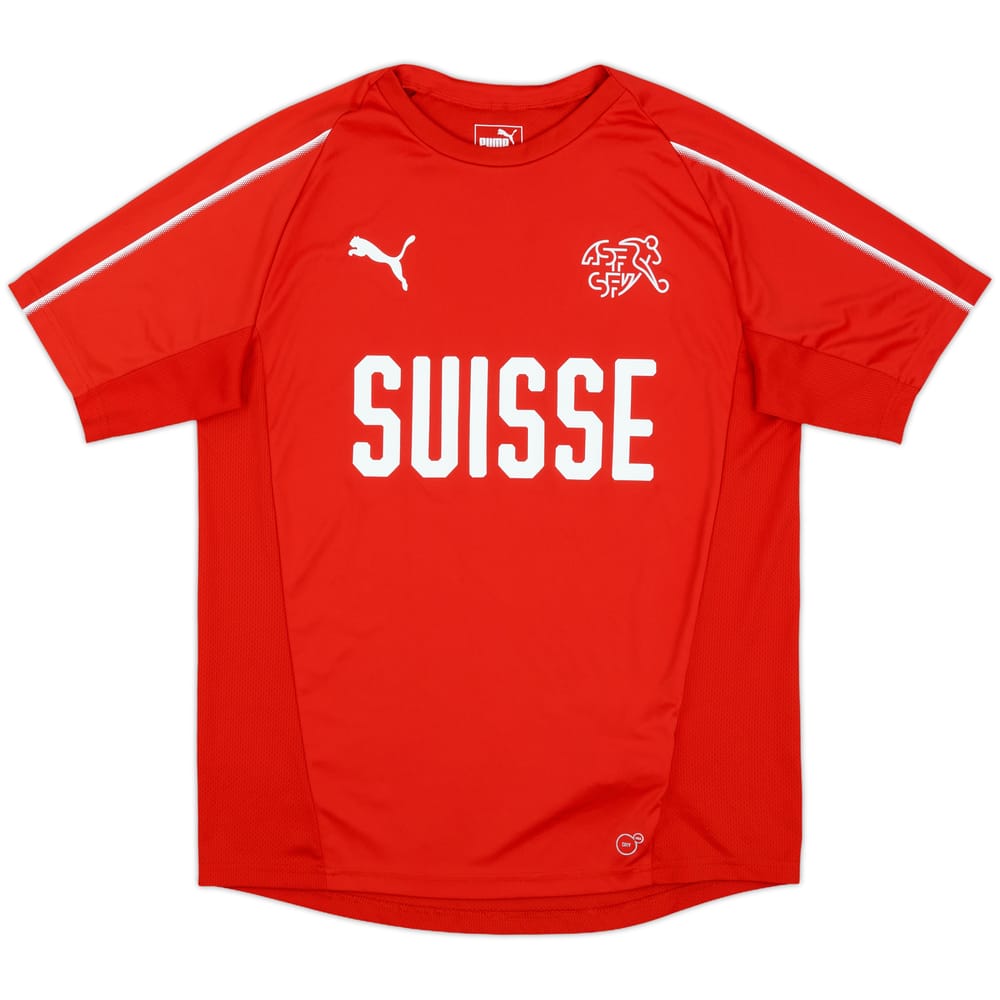 2018-19 Switzerland Puma Training Shirt - 9/10 - (XL.Boys)