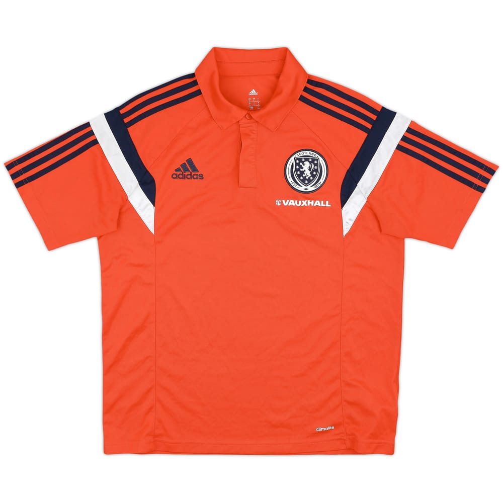 2014-15 Scotland adidas Polo Shirt - 9/10 - (L)