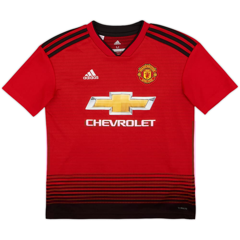 2018-19 Manchester United Home Shirt - 8/10 - (M.Boys)