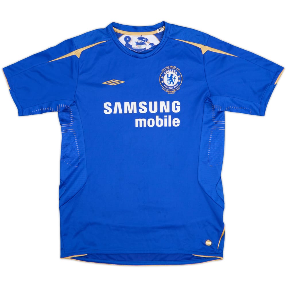 2005-06 Chelsea Centenary Home Shirt - 8/10 - (XL.Boys)