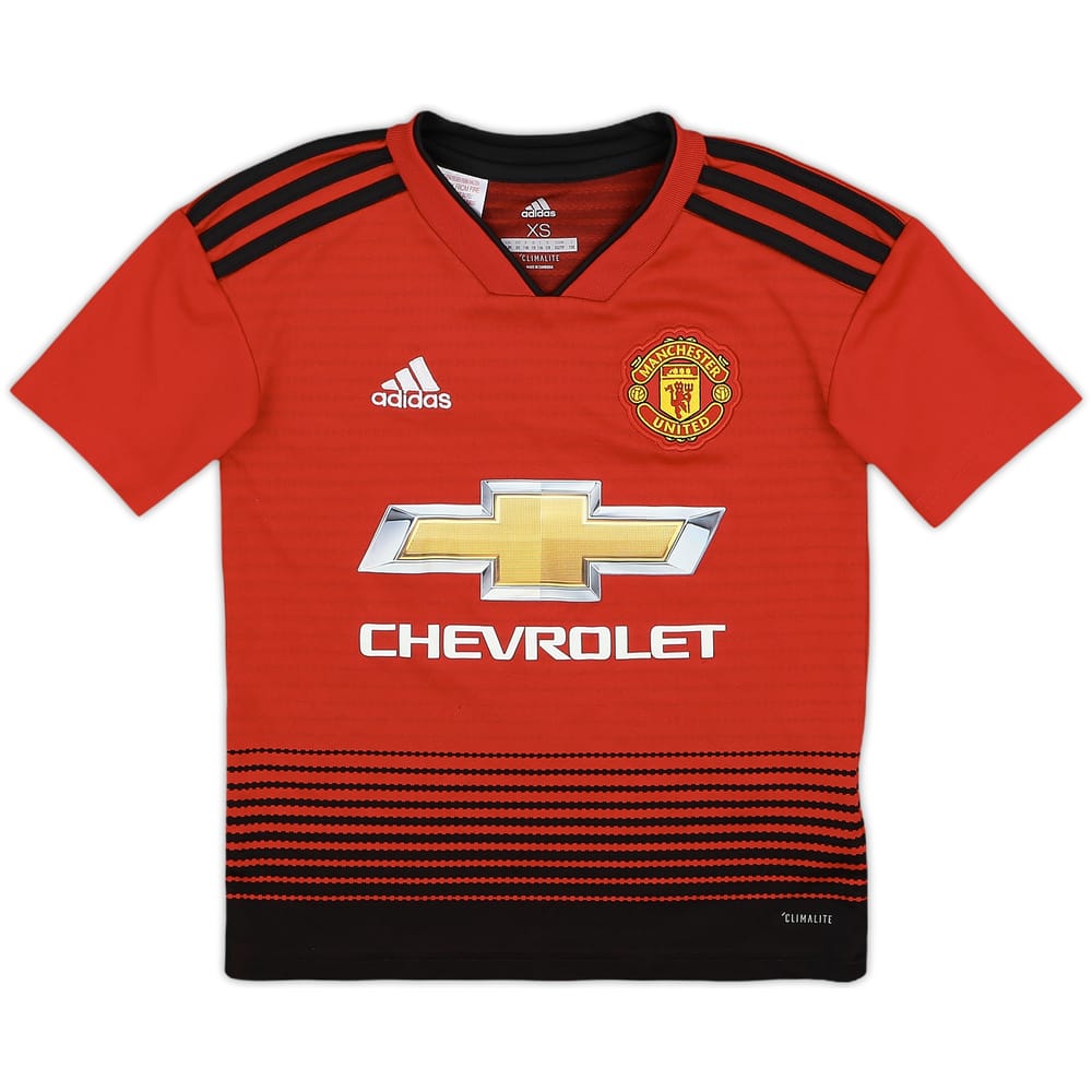 2018-19 Manchester United Home Shirt - 9/10 - (7-8 Years)