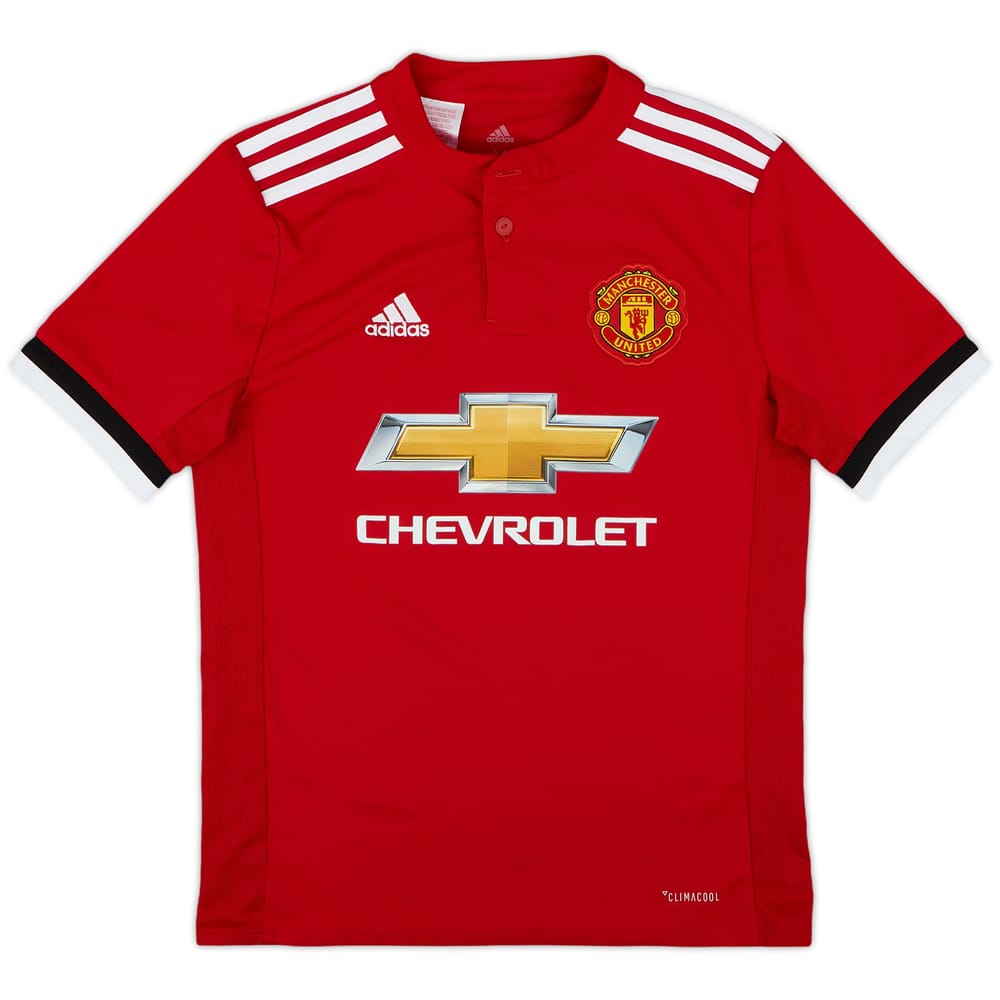 2017-18 Manchester United Home Shirt - 9/10 - (M.Boys)