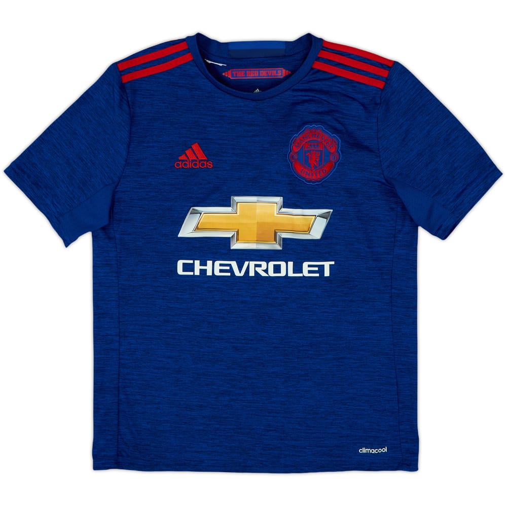 2016-17 Manchester United Away Shirt - 9/10 - (L.Boys)