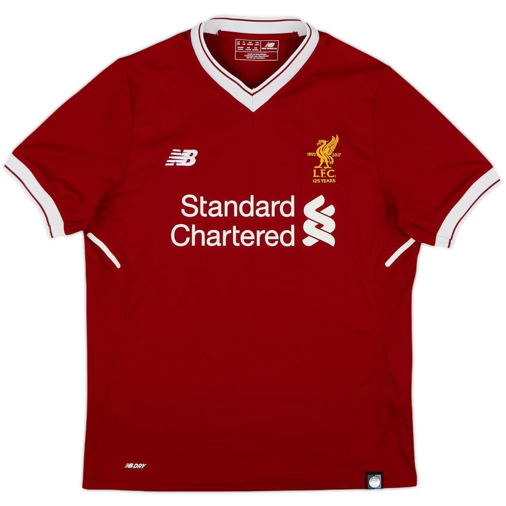 2017-18 Liverpool 125 Years Home Shirt - 9/10 - (L.Boys)
