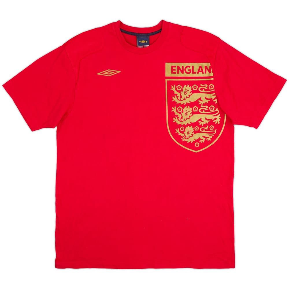 2005-06 England Umbro Graphic Tee - 8/10 - (L)