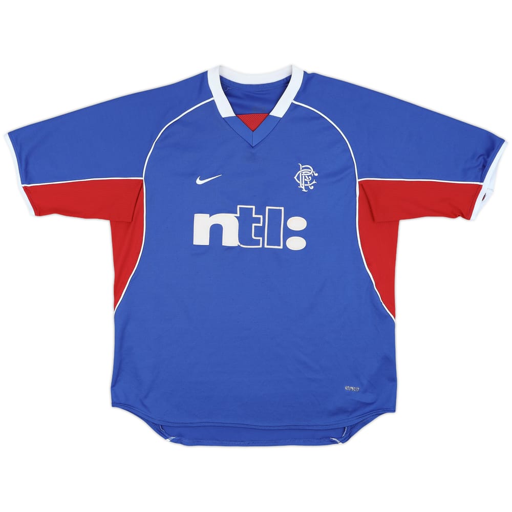 2001-02 Rangers Home Shirt - 7/10 - (L)