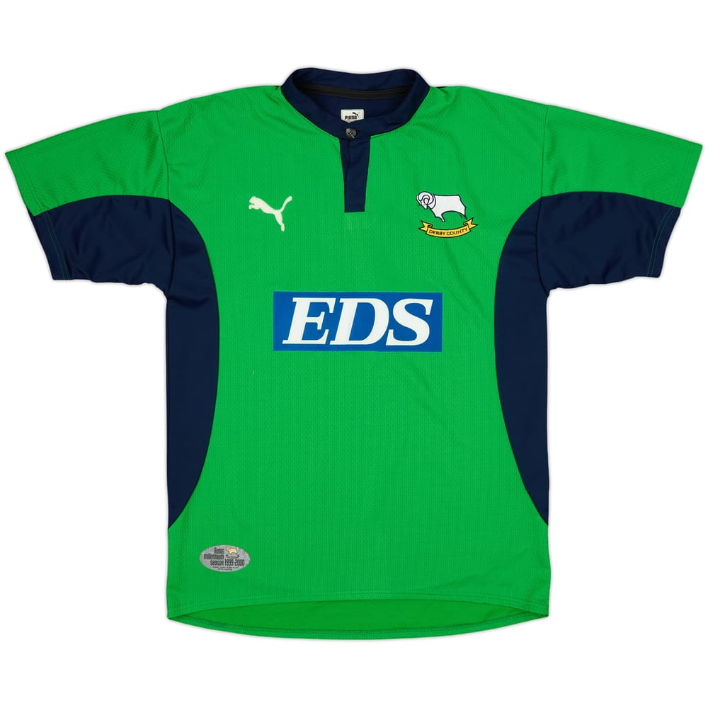 1999-00 Derby County GK S/S Shirt - 8/10 - (S)