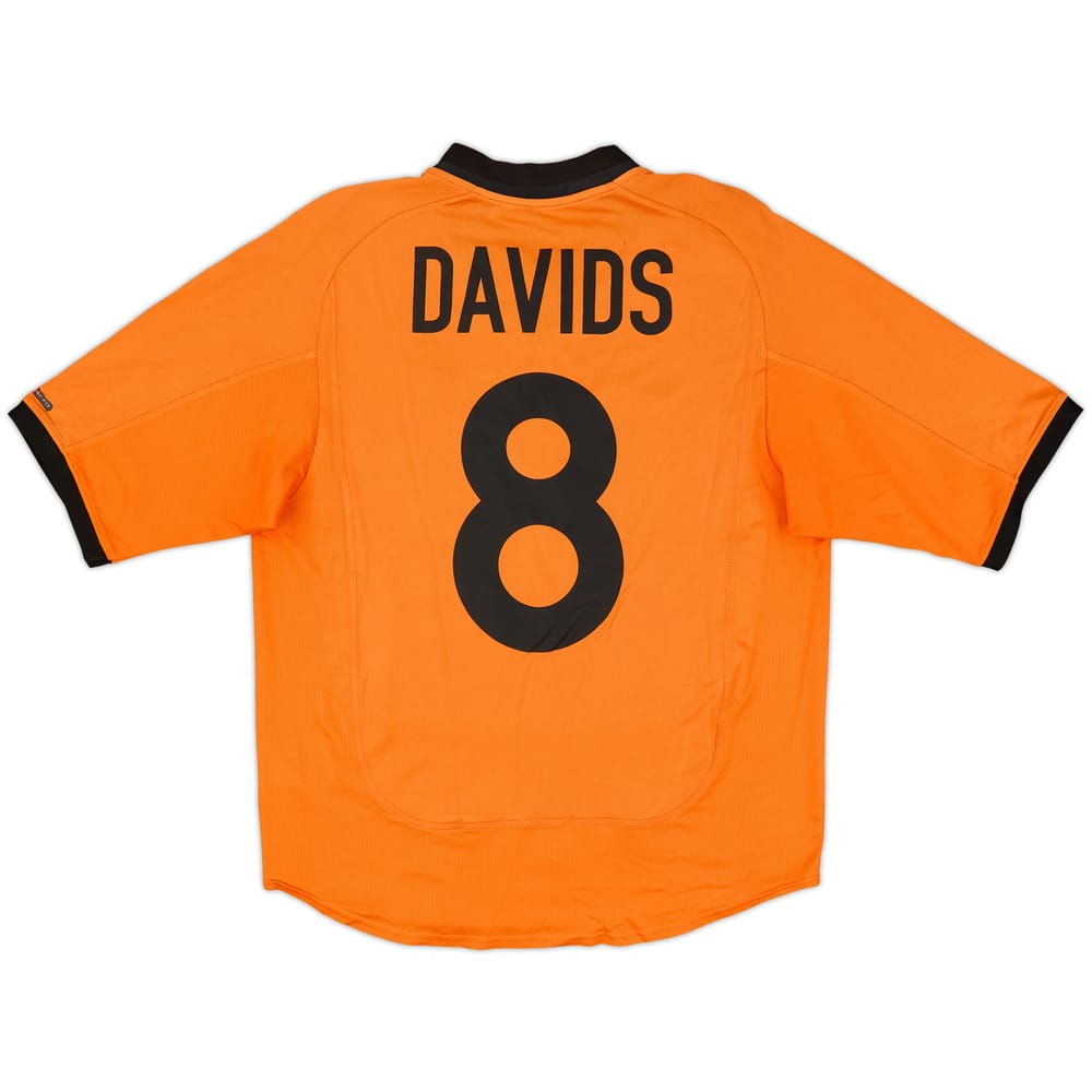 2000-02 Netherlands Home Shirt Davids #8 - 8/10 - (M)