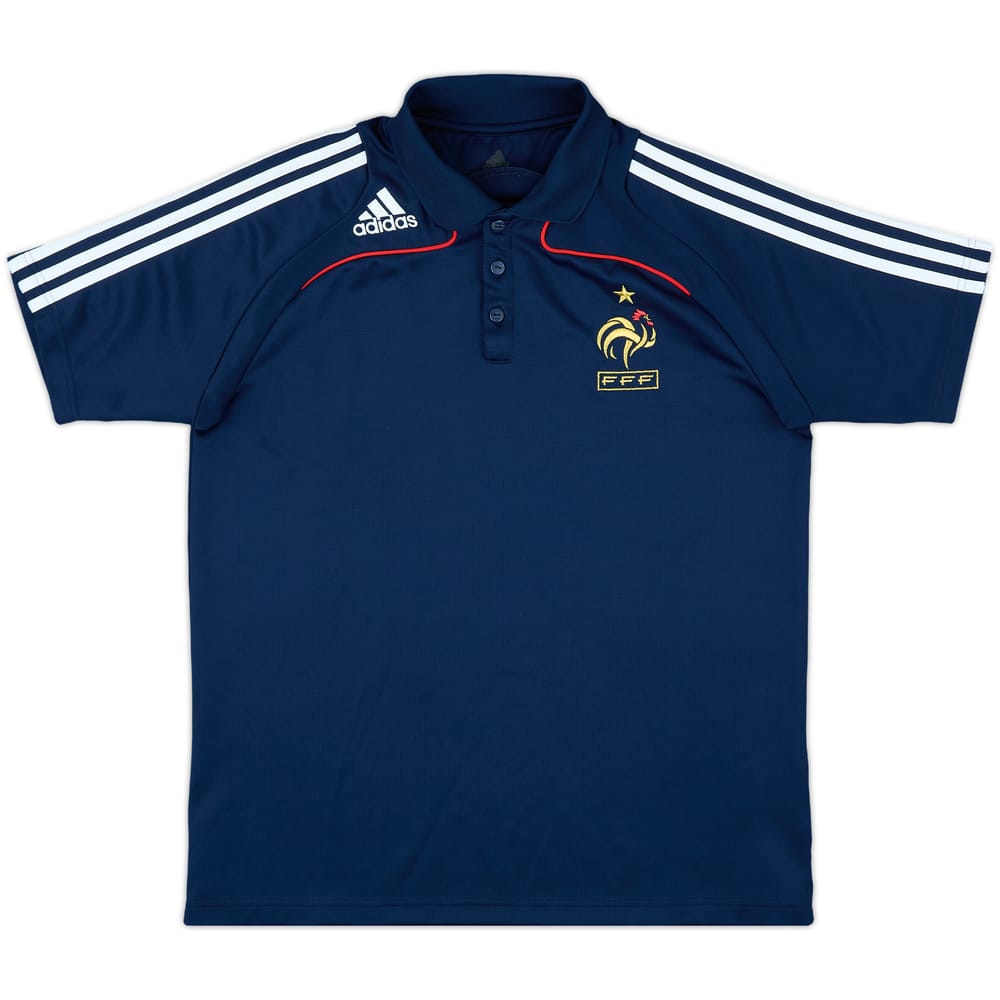 2007-08 France adidas Polo Shirt - 8/10 - (L)