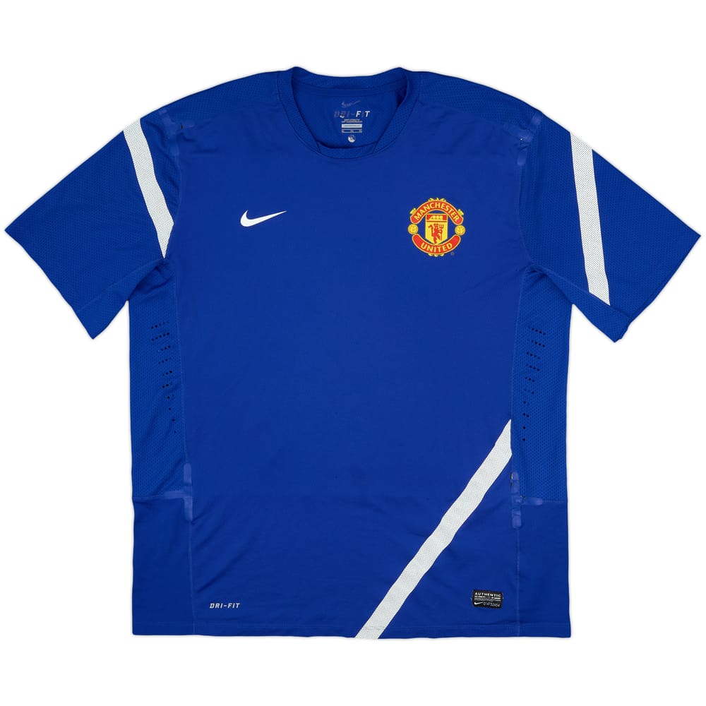 2011-12 Manchester United Player Issue Nike Training Shirt - 6/10 - (XL)