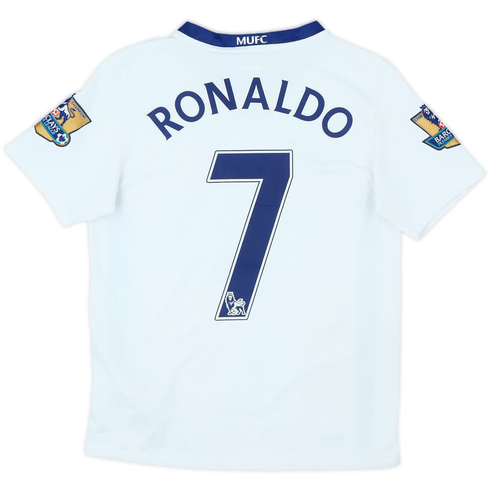 2008-10 Manchester United Away Shirt Ronaldo #7 - 5/10 - (M.Boys)