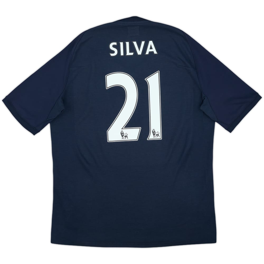 2010-12 Manchester City Away Shirt Silva #21 - 8/10 - (L)